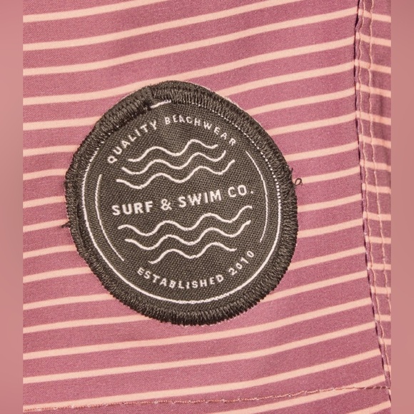 NWT - Striped Board Shorts / Swim Trunks - Picture 4 of 4